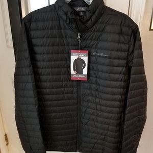 Eddie Bauer Packable Microlight Down Jacket-Black